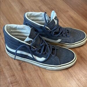 Vans Blue High-Top Sneakers